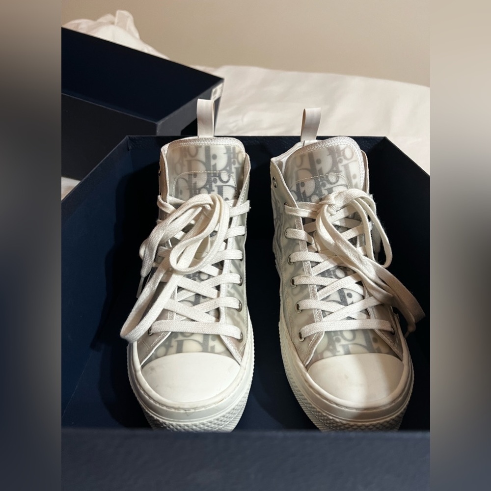 DIOR B23 MULTICOLORED HIGHTOP SNEAKERS - Picture 4 of 7
